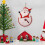 AuroraX White Wooden Christmas Countdown Calendar with 1