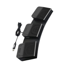 USB Foot Controller 3-Pedal Ergonomic Multimedia Macro