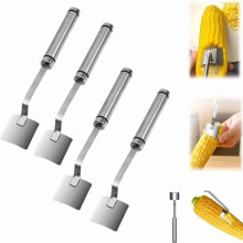 Corn Cob Peeler Stainless Steel Long Handle 2PCS