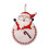 AuroraX White Wooden Christmas Countdown Calendar with 2