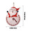 AuroraX White Wooden Christmas Countdown Calendar with 3