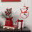 AuroraX White Wooden Christmas Countdown Calendar with 5