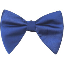 Men's Pre-Tied Satin Bow Tie Solid Formal Adjustable Tuxedo