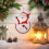 AuroraX White Wooden Christmas Countdown Calendar with 6