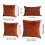 Halloween Throw Pillow Cover Pumpkin Pattern 18x18 Inch 3