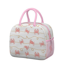 Crab Lunch Tote Insulated Leakproof Reusable Cooler Bag