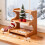 Wooden Desktop Storage Rack 3-Tier Mug Organizer 5