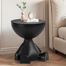 Bear-Shaped Nightstand Plastic Storage 1 Piece