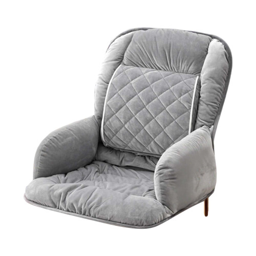 USB Heated Seat Cushion with Lumbar Support and 3 Heat 1