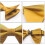 Men's Pre-Tied Satin Bow Tie Solid Formal Adjustable Tuxedo 3