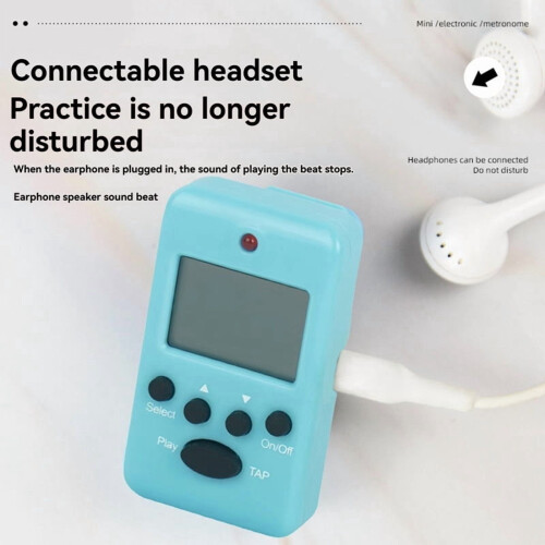 Electronic Metronome Portable Loud Tempo Timer for Piano 1