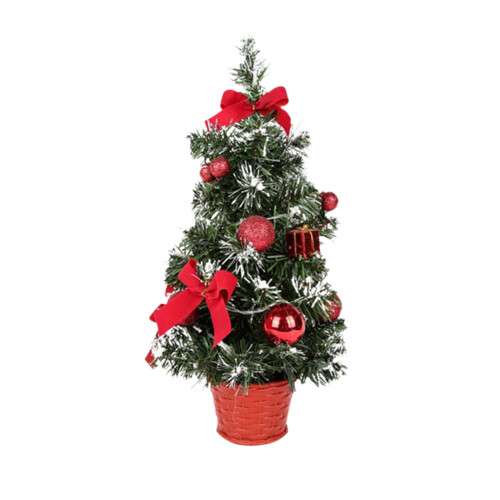 Mini LED Christmas Tree Set Warm White Lights Battery