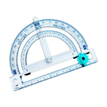 Protractor with Adjustable Circle and Angle Ruler