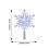 Lighted Christmas Tree Topper with Snowflake Projector LED 2
