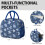 Starfish Lunch Bag Insulated Leakproof Large Capacity 6