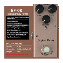 9V Electric Guitar Effect Pedal Vintage Overdrive 10 Effects