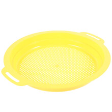 Handheld Mesh Pan for Gold Sifting with Yellow Non-Slip