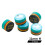 CRICAL Rainbow Tip Billiards Cue Tips 5 pcs H11mm 1
