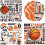 Basketball Iron-on Transfer Paper DTF 4PCS 1