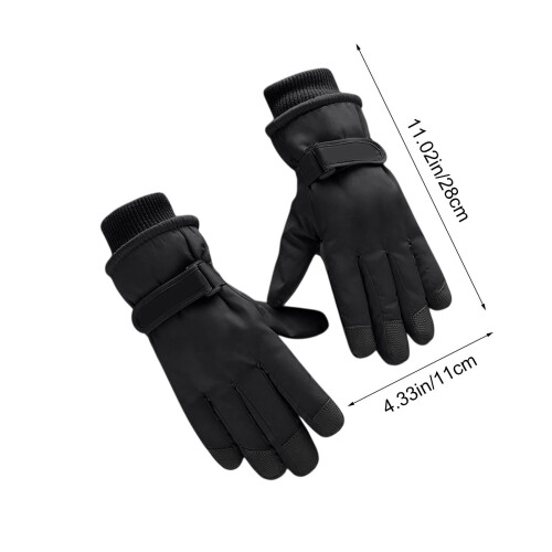 Winter Cycling Gloves Unisex Warm Waterproof Windproof 2