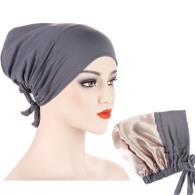 Women's Stretch Satin-Lined Beanie Cap Adjustable
