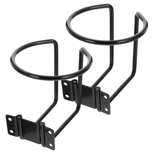 Supvox cup holders metal black 2 pcs 2