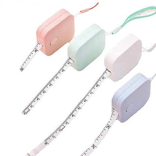 Soft Retractable Tape Measure 60 In 1.5 M Push Button