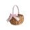 Wicker Rattan Flower Basket Hand Woven 1 Piece 2