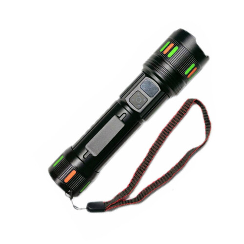 Aluminum Alloy Flashlight High Power Side Lights Telescopic 1