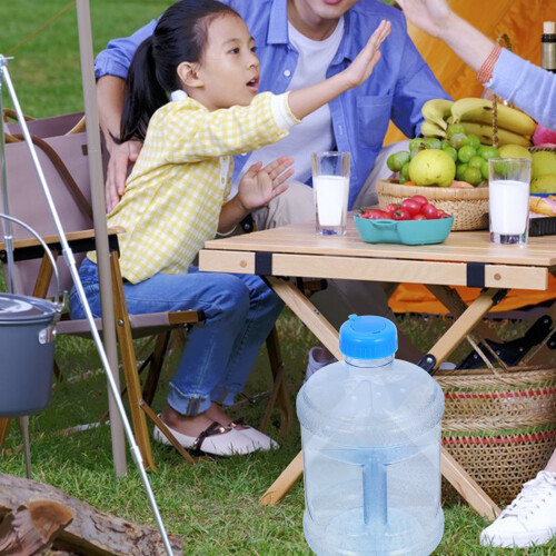 Refillable Blue Water Jug for Outdoor Enthusiasts 1