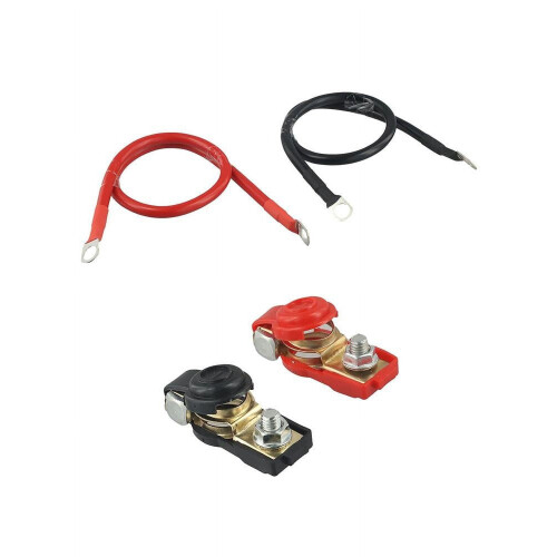 Battery Cables with Switch 50 cm 16 mm² 5 AWG M8 12 V 1