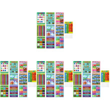 Educational Preschool Posters Charts Set 4 Pack 10PCS
