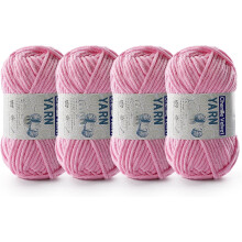 2 Pac Chenille Yarn for Crocheting - Soft Baby Yarn, 50g