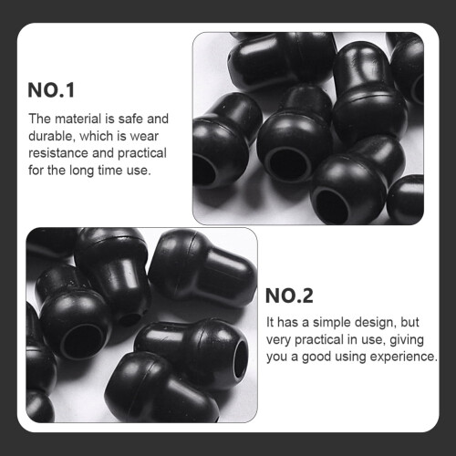 Ibasenice stethoscope ear tips soft silicone 6 pcs 1