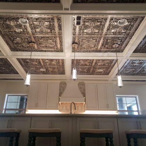 DCT10-Milan PVC Ceiling Tile Weathered Iron 2 ft x 2 ft 10 1