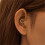 CZ Nose Hoop Ring 20G Hinged Clicker Segment 2