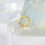 CZ Nose Hoop Ring 20G Hinged Clicker Segment 3