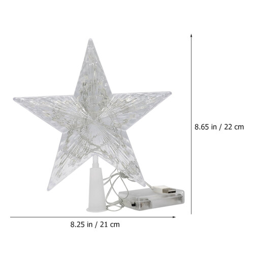 Christmas Angel Topper LED Light White