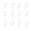 Halloween Cupcake Toppers Spider Skull Bat Ghost 12 Pcs 2