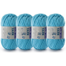 2 Pac Chenille Yarn for Crocheting - Soft Baby Yarn, 50g