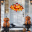 Halloween Wreath Ghost Pumpkin Autumn Thanksgiving Decor 1