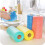Microfiber Cleaning Cloth Roll Green 7.48x7.48 Inch 5