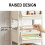 Rolling Storage Cart with Wheels 4-Tier 4
