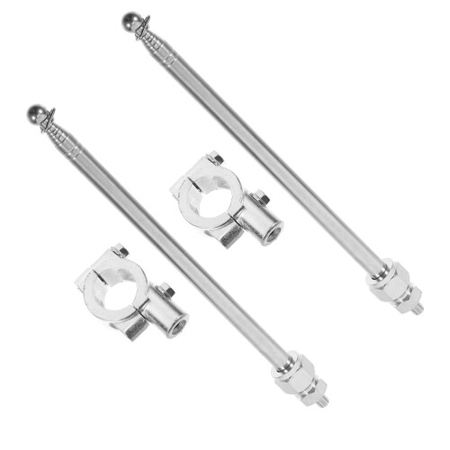 Motorcycle Flagpole Handlebar Mount 2 pcs
