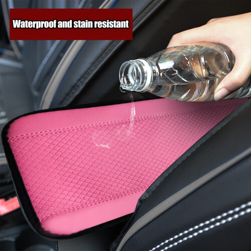 Leather Car Armrest Cover Waterproof Non-Slip Universal 1