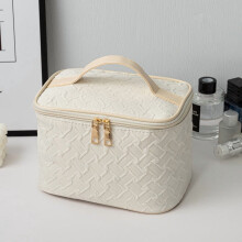 Makeup Bag Large Capacity Waterproof Vegan Leather