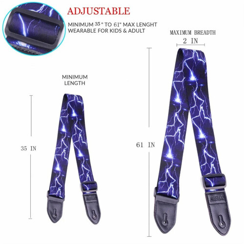 Nylon Guitar Strap Adjustable for Acoustic Electric Ukulele 2