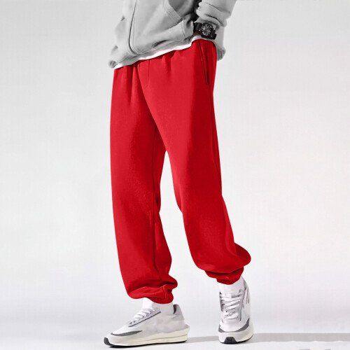 Men's Joggers Soft Warm Elastic Winter Trousers 1