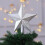 Christmas Tree Topper Glittering Star 8 Inch Silver 5