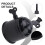 Tow Bar Ball Cover Lockable Key 50mm Black 4